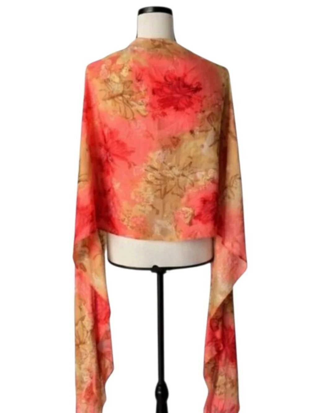 Art Devoré Burnout Silky Floral Scarf/Shawl